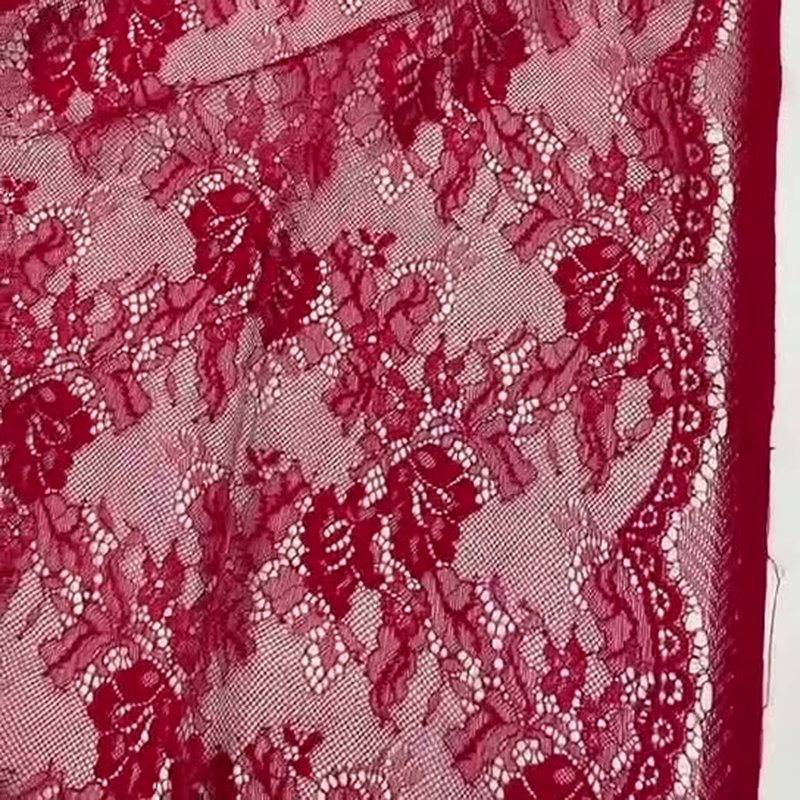 Lace Fabric Cutwork Jacquard Nylon for Bridal Wholesale Supplier 18